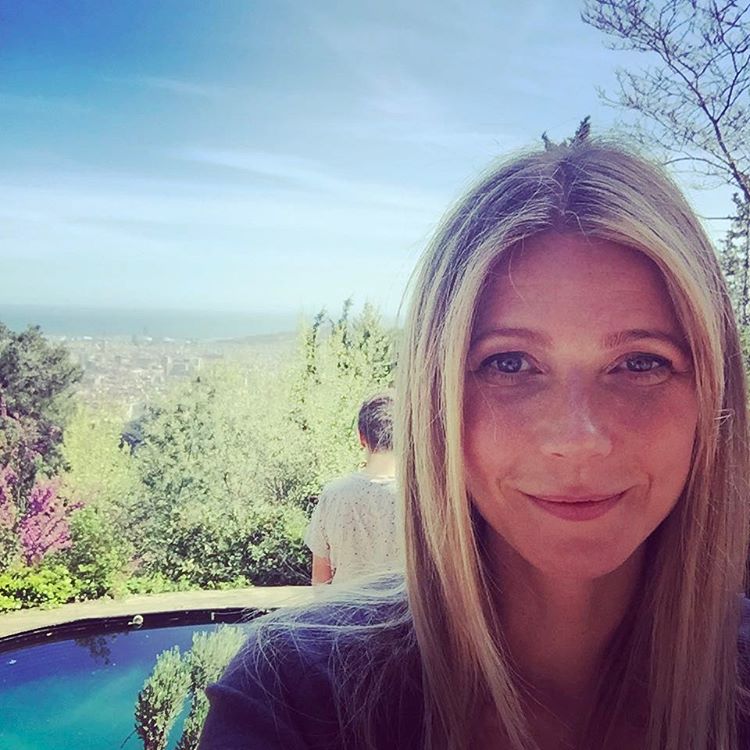 Gwyneth Paltrow está de visita en Barcelona