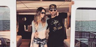 La cantante y su novio mago
