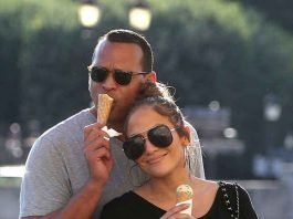 Jennifer López y Alex Rodríguez derrochan amor. Derroche de amor