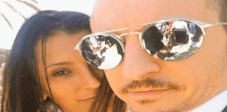 Talinda Bennington junto a su esposo