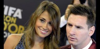 Lionel y su esposa lucieron muy enamorados luego de casarse.