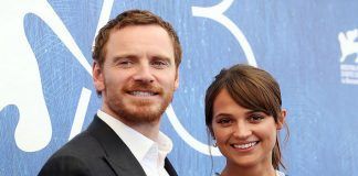 Los actores Alicia Vikander y Michael Fassbender
