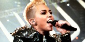 cantante Miley Cyrus