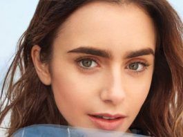 Actriz Lily Collins se cambia el color de pelo a rubio actriz lily collins