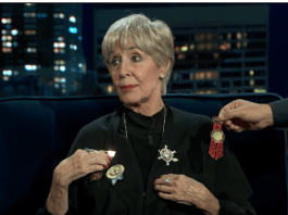 Concha Velasco conmemorando el 315 aniversario del Monte de Piedad Concha Velasco