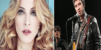 Madonna hizo presencia en la fiesta del rockero Noel Gallagher artista Madonna