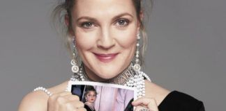 Actriz Drew Barrymore recrea looks de su infancia en una sesión de fotos actriz drew barrymore