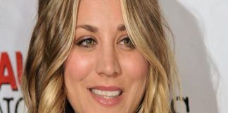 La actriz Kaley Cuoco