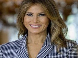 La primera dama de EEUU y su precioso vestido de Celine La primera dama de EEUU