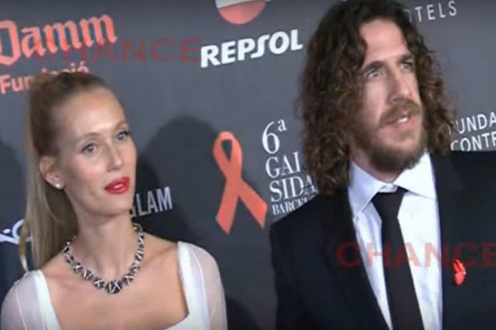 Vanesa Lorenzo y Carles Puyol