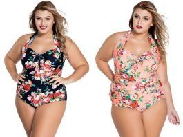 Luce sexy con estos trajes de baños talla grande