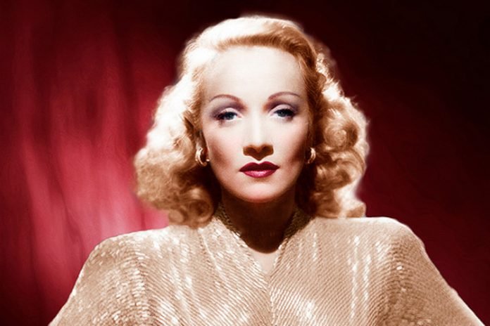 La actriz Marlene Dietrich