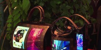 Los bolsos con pantallas