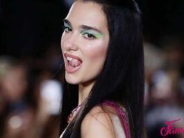 dua lipa modelo versace