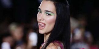 dua lipa modelo versace