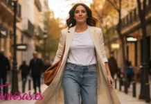 Cómo combinar jeans tiro bajo