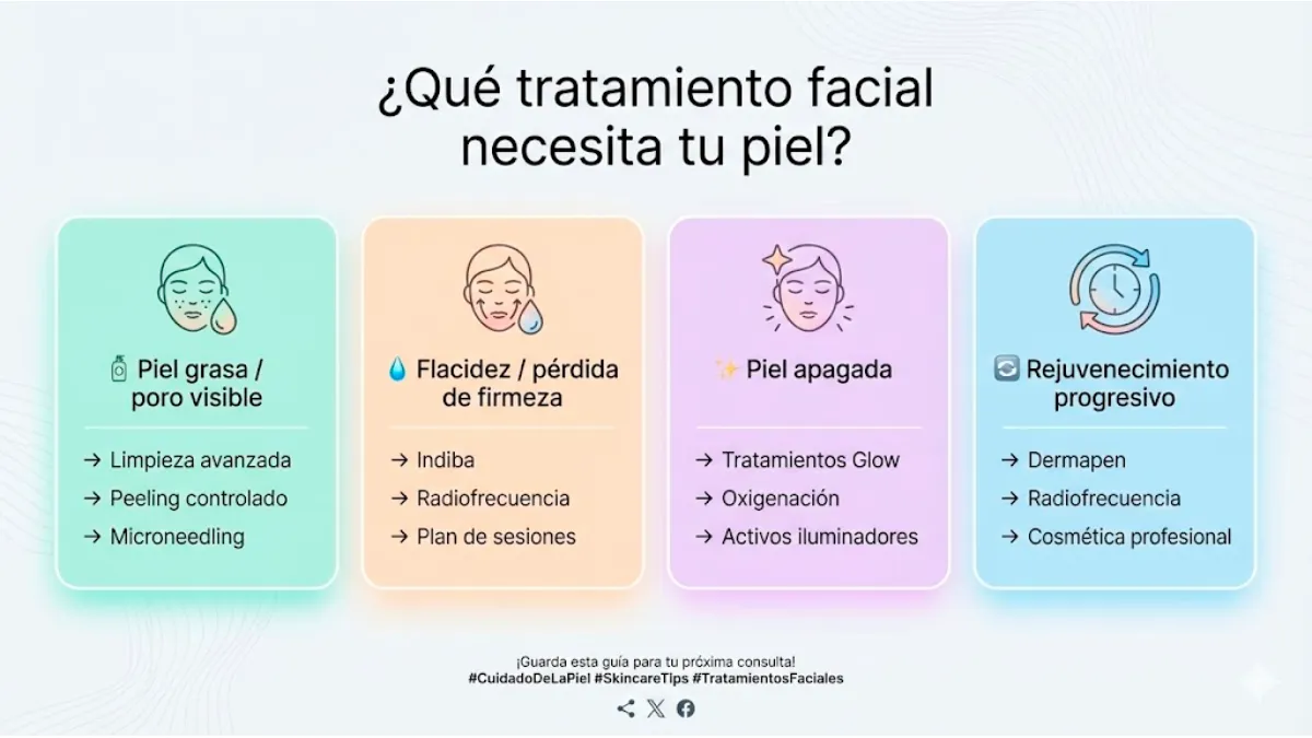 Qué tratamiento facial necesita tu piel