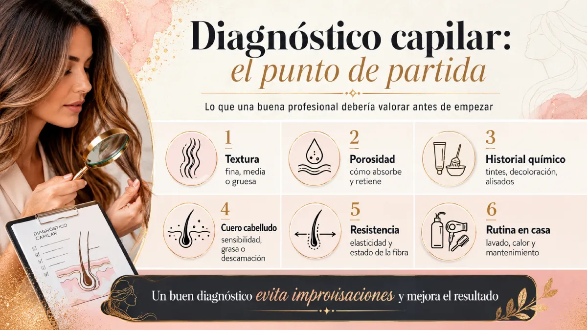 diagnostico capilar el punto de partida del salón de belleza