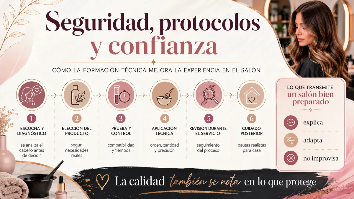 seguridad, protocolos y confianza del salón personal