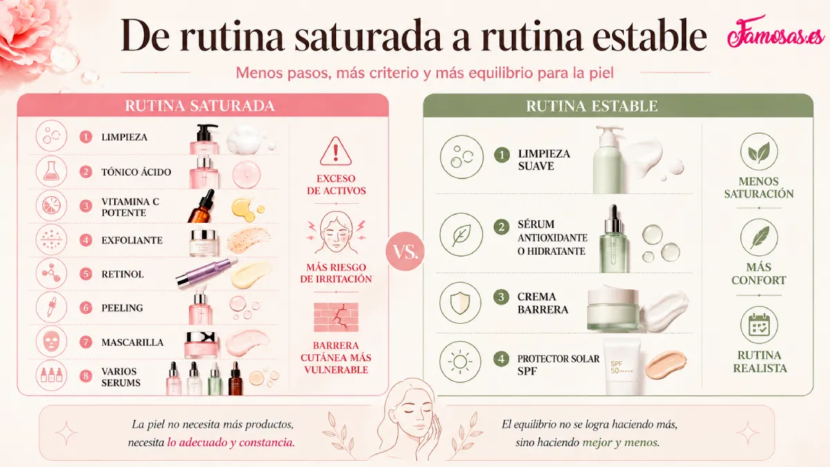 rutina saturada vs rutina estable