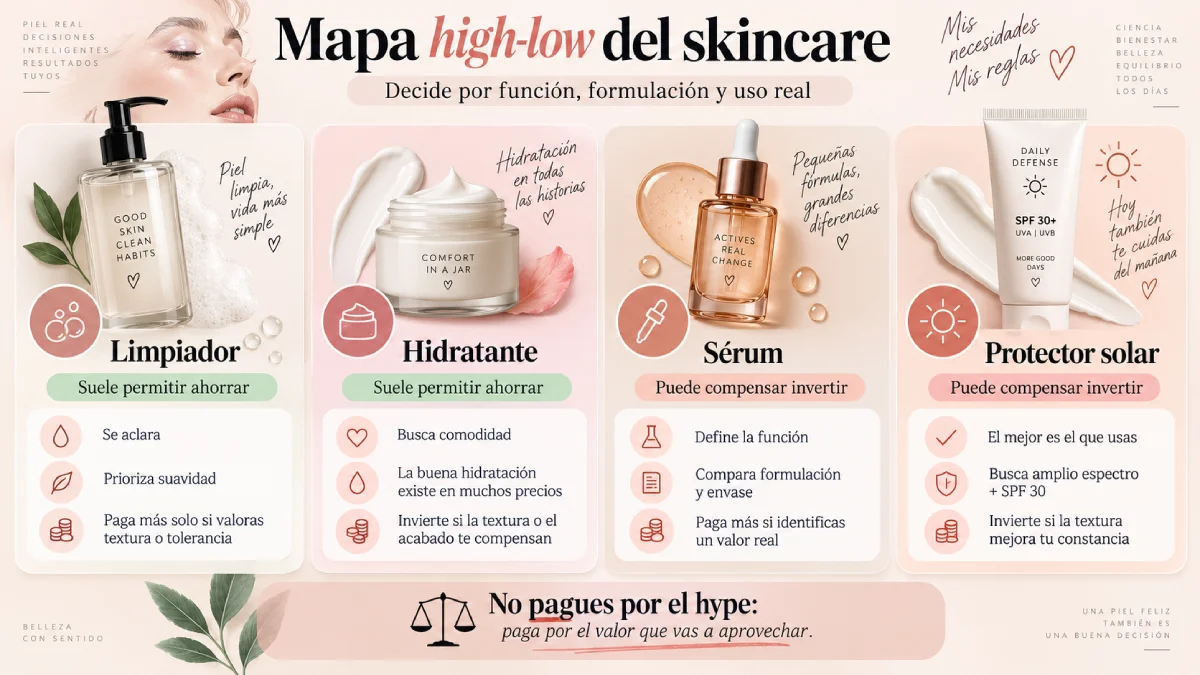mapa high low infografía